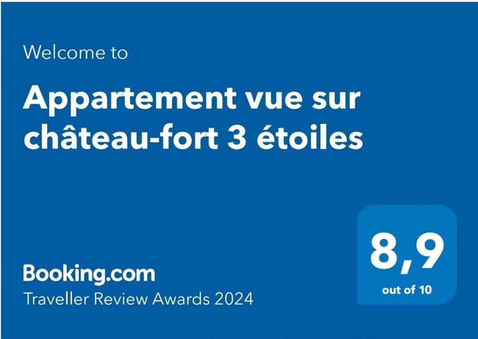 Appartement Vue Sur Chateau-Fort 3 Etoiles 세단 외부 사진